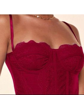 Red corset/top/bustier