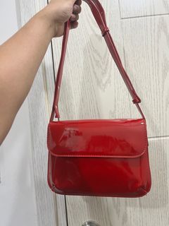 Red mini shoulder bag