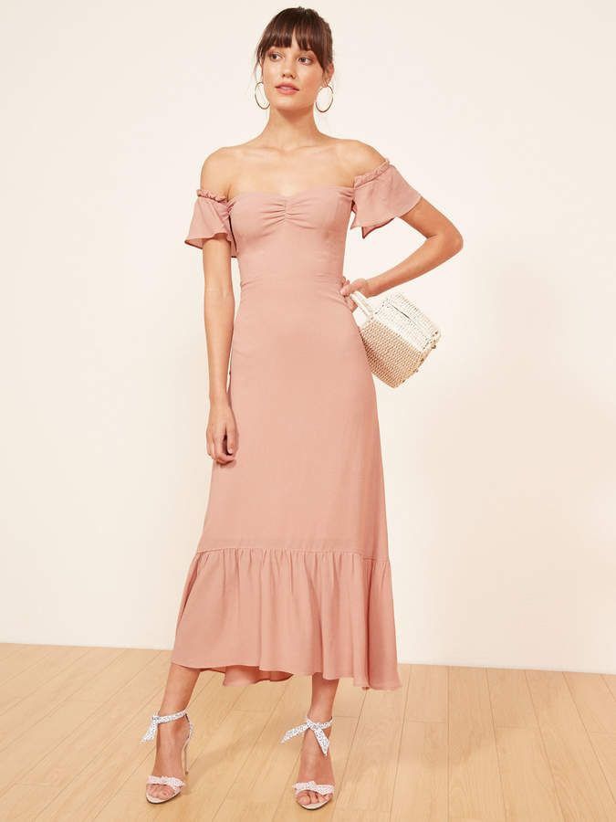 The reformation butterfly dress top