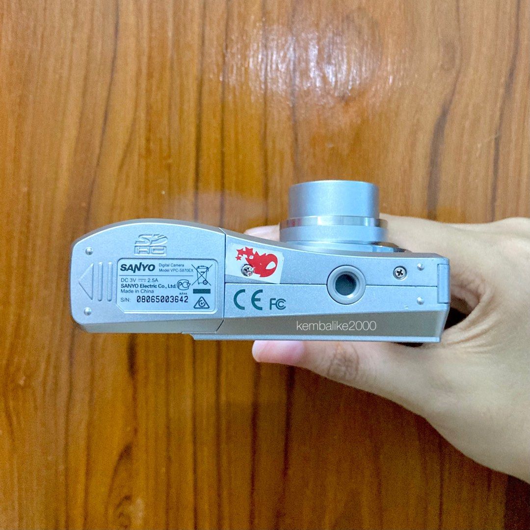 Sanyo VPCS870 FULLSET (rare) kamera digital pocket camdig vintage