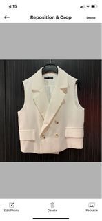 Shein white vest top