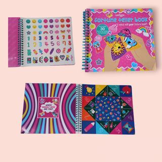 Smiggle fortune teller book with stickers