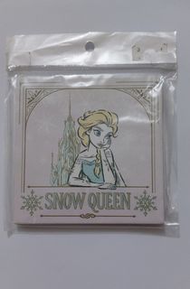 Snow Queen Elsa Collectible Small Wooden Like  Display Board Collection