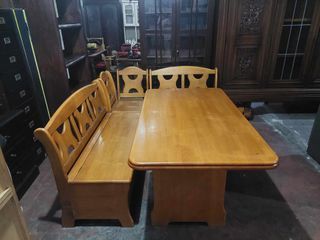SOLID WOOD DINING SET