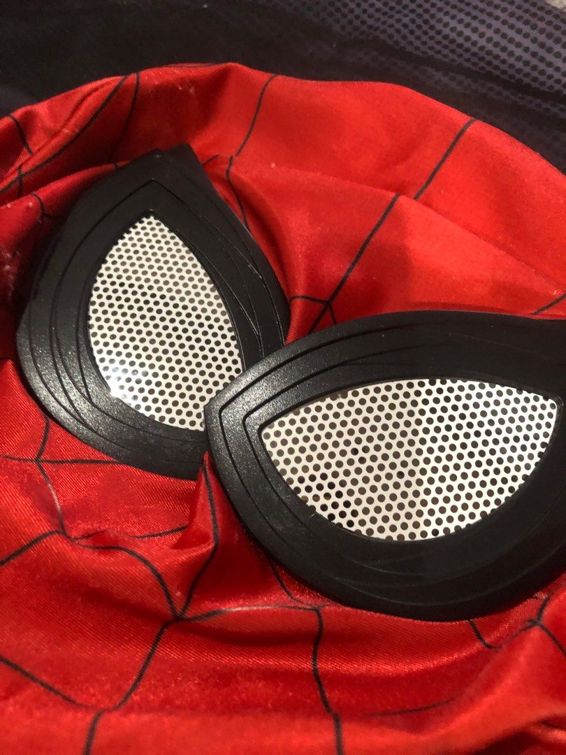 Spider-Man Marvel Costume web shooter (Category: Action & Battle Toys) located in Mandaluyong City. Submitted by djmendoza (Listing ID 1297554524, Image 3). Description: Spider-Man Costume Size XL(Spandex) Included: Costume Mask Spider Webb shooter.