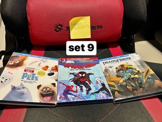 Spiderman spiderverse, life of pets, transformers bluray