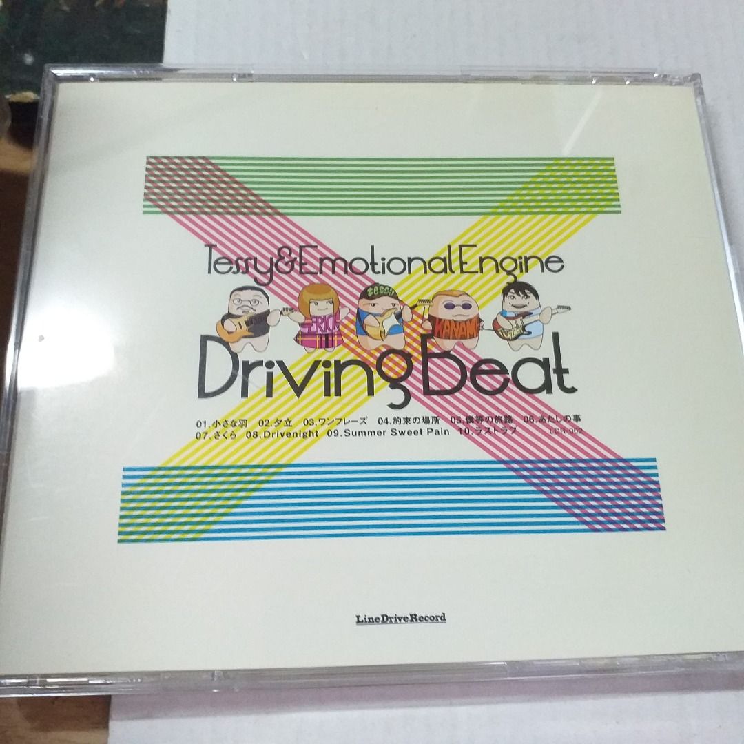 日本團體Tessy ＆ Emotional Engine 專輯Driving Beat極新日版, 書籍、休閒與玩具, 樂器、音樂相關, CD ...