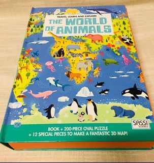 Sassi Science The World of Animals Book and Puzzles