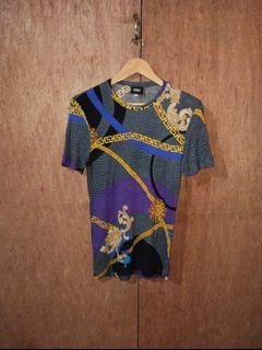 Vintage Versace Chain Baroque Art Shirt