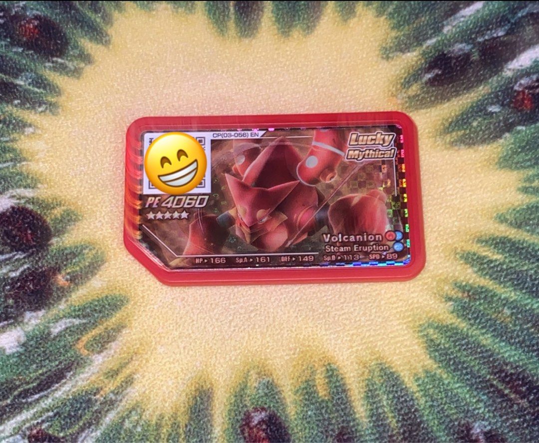 volcanion 5star(rush 2) pokemon gaole, Hobbies & Toys, Toys & Games on  Carousell