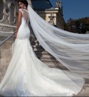 White Wedding Veil 3 meters