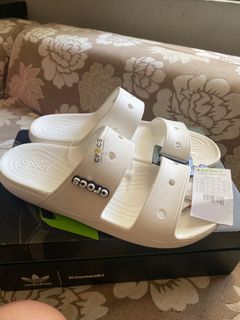 White Classic Crocs Sandals