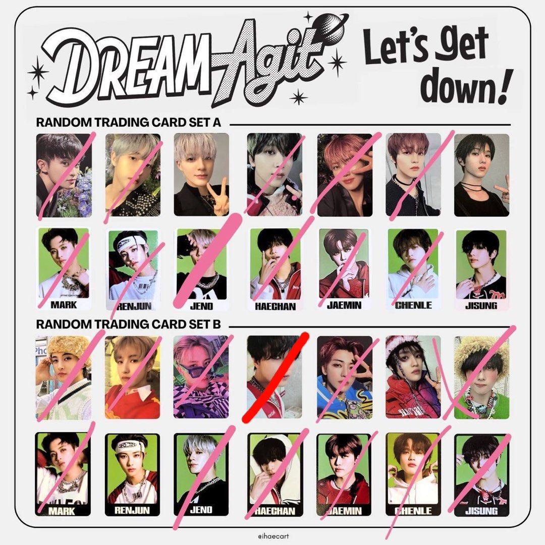 wtt/wts] nct dream ISTJ trading cards, Hobbies & Toys, Memorabilia