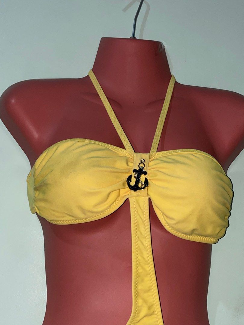 Yellow One Piece Cut Out Bikini Swimsuit (Category: Bikinis & Swimsuits) located in Quezon City. Submitted by kleyss (Listing ID 1297656711, Image 3). Description: Size: Small Good as new (used only once) Color varies due to lighting (with flash or without) **with minor stains (refer to photos) Last price posted. Can give discount if buying minimum of 3 pcs. and up .