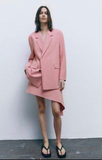 Zara Asymmetric Pink Skirt (US S)