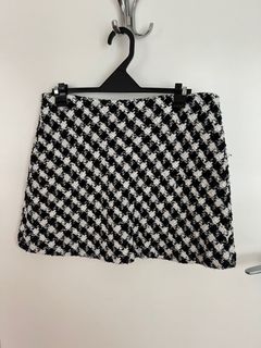 ZARA Checkered Mini Skirt