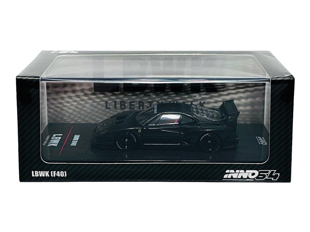 EIDOLON Ferrari F40 LM 精悍マットブラック 未開封新品#2 INNO64 LBWK Ferrari F40 Matte Black HONG KONG TOYCAR SALON