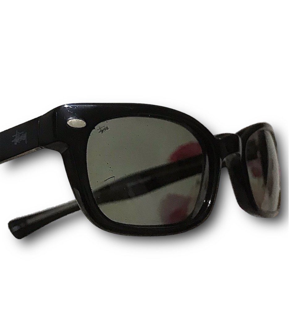 OLD 規則正しい STUSSY EYEGEAR BRIAN GLASSES 鼈甲 未使用品