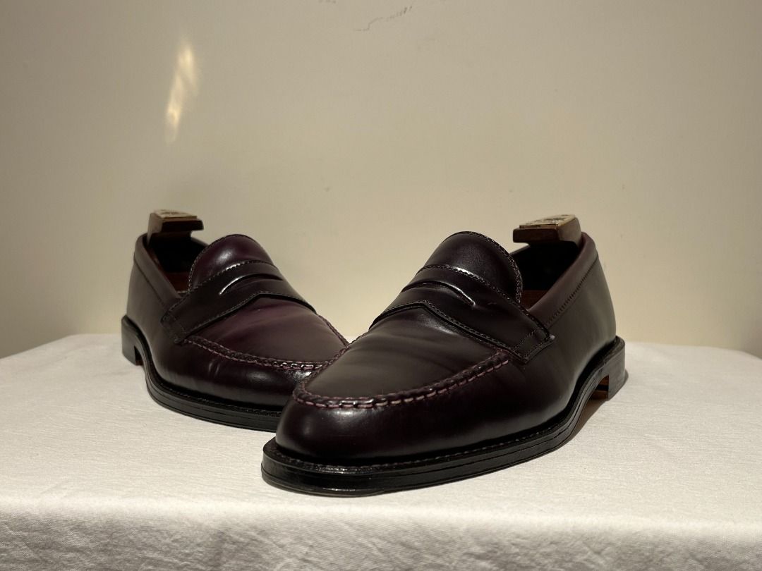 Alden 986 LHS Penny Loafer in Color 8 Shell Cordovan Size US7.5D 