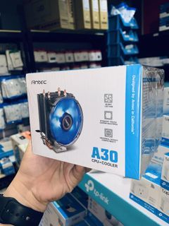 Antec A30 CPU Cooler Silent Blue LED Fan AMD Intel