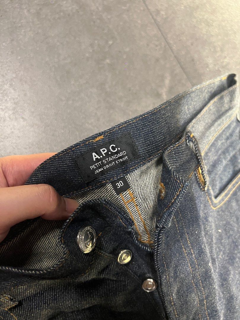 A.P.C petit standard jean droit etroit Men s Fashion Bottoms Jeans on Carousell