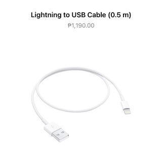 Apple Lightning Cable and Adapter Iphone Charger
