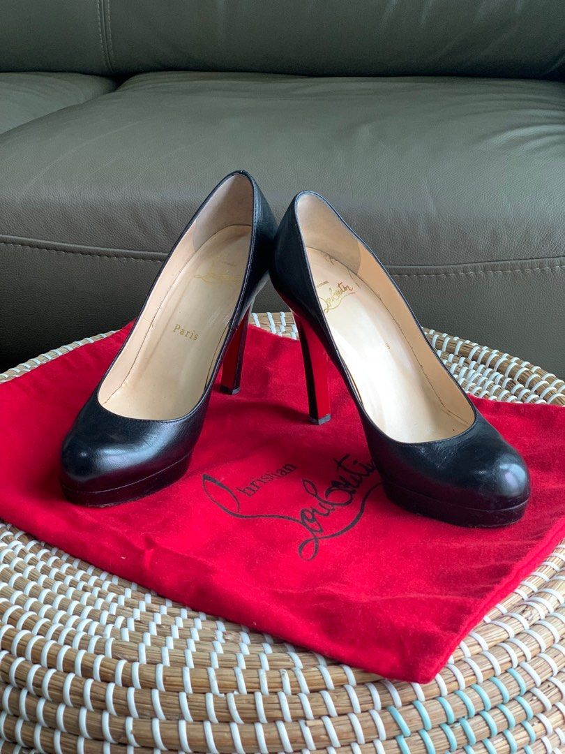 Authentic Christian Louboutin black pumps 36.5