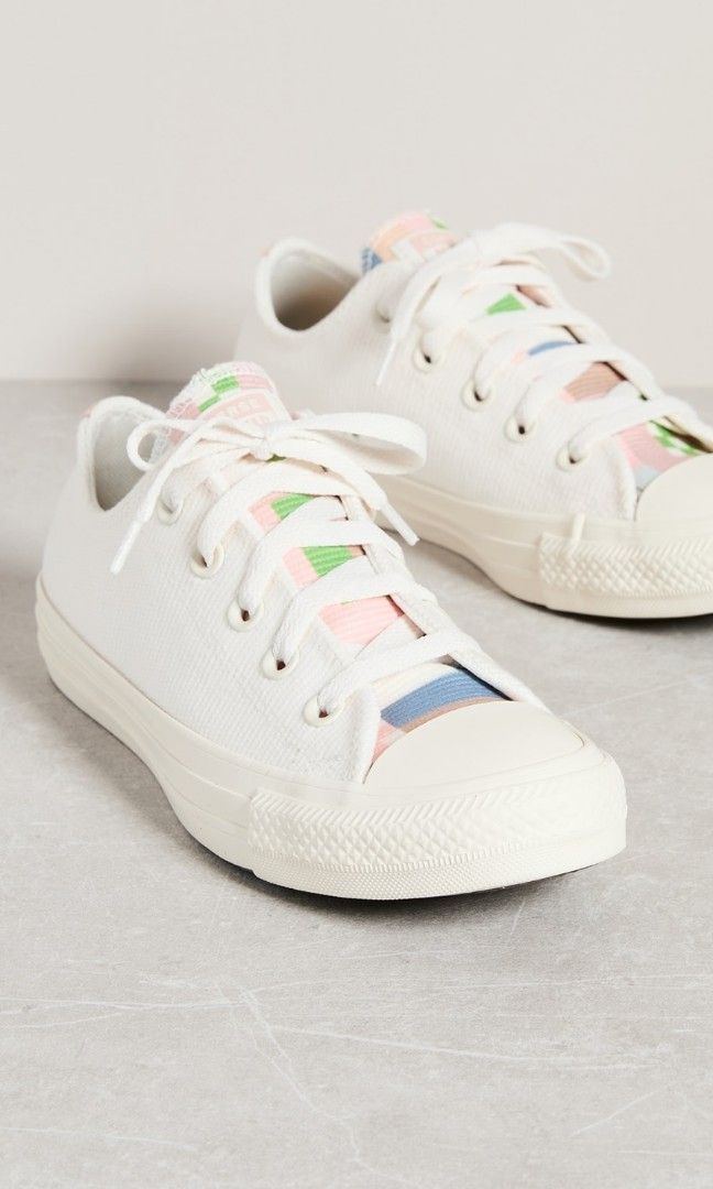 Authentic Converse Women s Chuck Taylor All Star Crafted Stripes Ox Trainers Women s Fashion Footwear Sneakers on Carousell