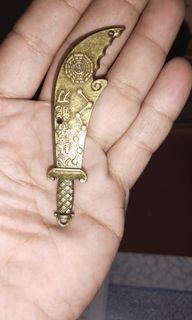 Bagua dragon slaying knife vintage Chinese memorabilia