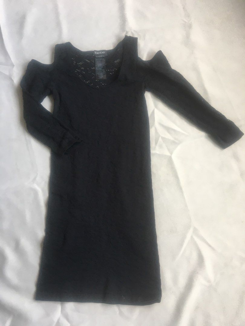 black bodycon dress with front zipper Ruched Mini Dress L / Black main image 1