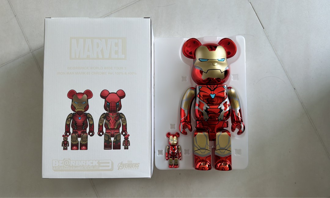 IRON MAN MARK85 CHROME Ver. 100％ & 400％（Holyandme