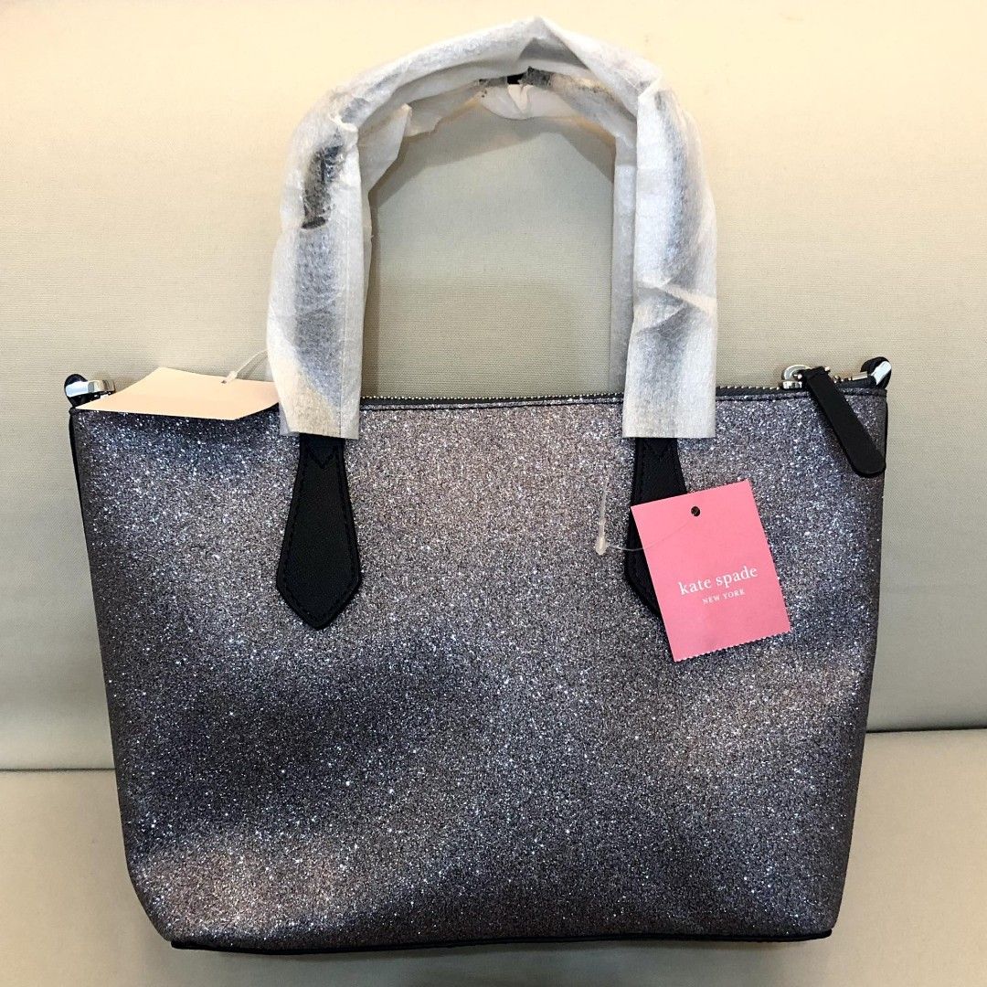 Brand New Kate Spade Small Joeley Glitter Tote Bag Crossbody Women s Fashion Bags Wallets Tote Bags on Carousell