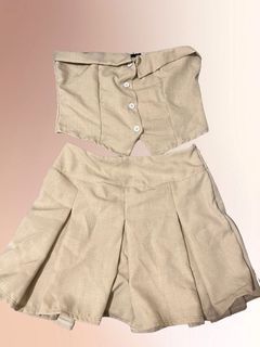 BSCO tube vest and y2k mini skirt