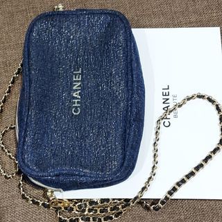 Chanel Beuate cross body bag adjustable denim
