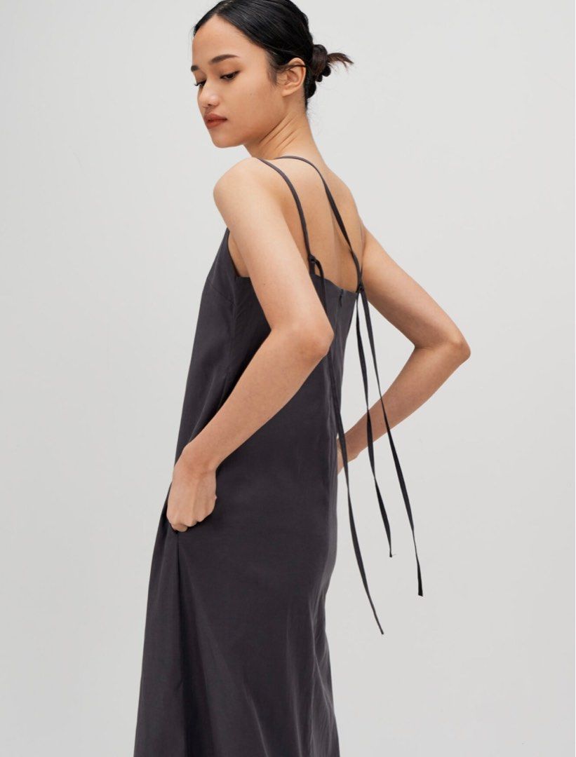 Classic Straight Neck Cami Dress