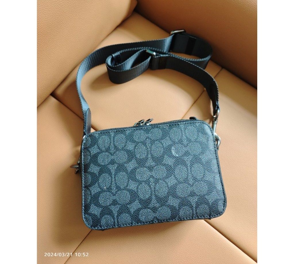 Coach charter mens sling (Category: Luxury Bags & Wallets) located in Las Pinas. Submitted by yhn_boutique (Listing ID 1297690287, Image 3). Description: 📌Actual pic posted 📌cod via lalamove/ grab 📌J&T pay today ship today 📌 complete inclusions .