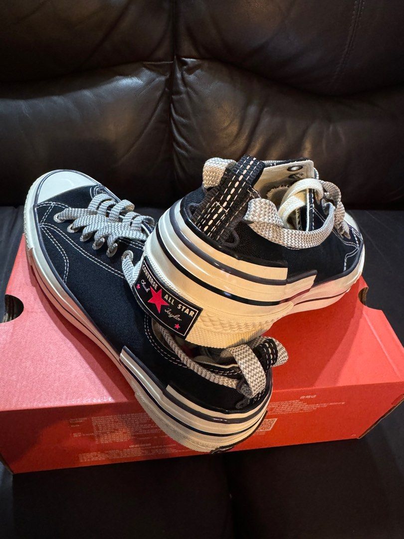 Converse （分類：便服鞋）位於 Hong Kong。 由 swiftstar222 提交（商品編號 1297769360，圖片 5）。簡介： Chuck Hacked heel OX, US 8.5, meet at Tuen Ma stations。