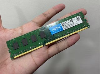 Crucial 8GB DDR3 1600MHz RAM Crucial 8GB RAM DDR3 Crucial 8GB DDR3 RAM