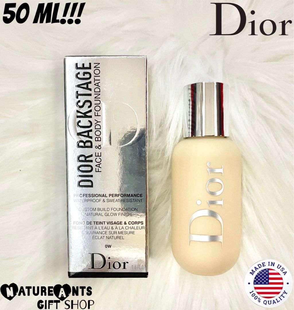 [DIOR] ONHAND Backstage Face and Body Foundation (50 mL) (Category: Makeup) located in San Juan City. Submitted by natureantsshops (Listing ID 1297689565, Image 1). Description: Available Shades: (Pls Inquire first) 0 Neutral 0 Warm 1 Neutral 1 Cool 1 Cool Rosy 1 Warm 1.5 Neutral 2 Neutral 2 Cool Rosy 2 Warm 2 Warm Olive 2.5 Neutral 3 Neutral 3 Warm 3.5 Neutral 4 Neutral 4 Warm 4.5 Warm Olive The waterproof formula of the Dior Backstage Face & Bo