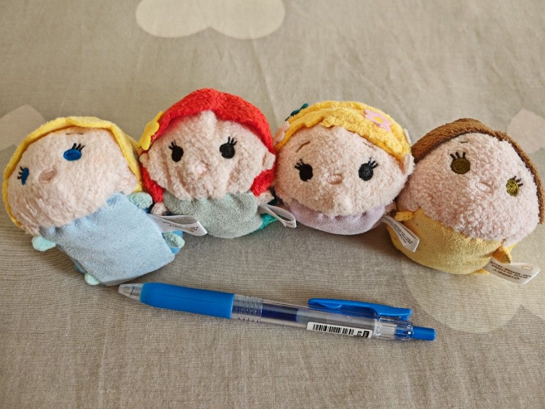 Disney Princess tsum tsum combo of 4, Hobbies & Toys, Toys & Games on