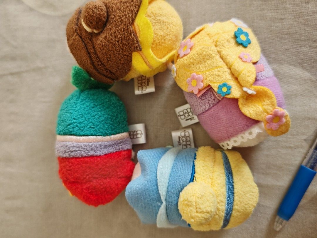 Disney Princess tsum tsum combo of 4, Hobbies & Toys, Toys & Games on
