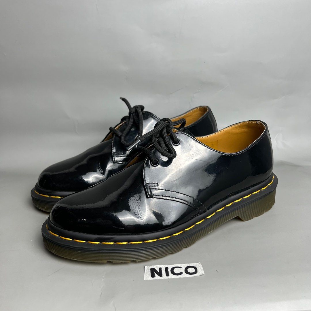Dr. Martens 10084 Black Patent Oxford 4UK Women s Fashion Footwear Loafers on Carousell