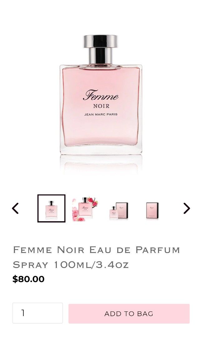 Parfum Jean Marc Paris Femme Noir Spray Femme Eau De Parfum – Jean