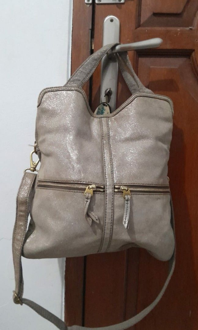 Fossil erin foldover tote deals