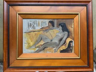 Frederico aguilar alcuaz nude painting 1980 SALE OR SWAP/TRADE