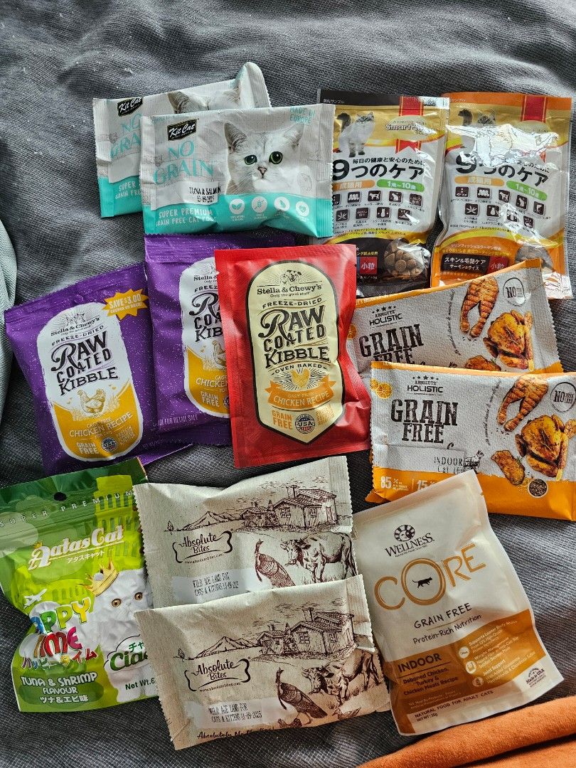 Free cat samples Pet Supplies Pet Food on Carousell