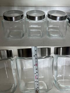 Glass Jar Canister (Set of 3)