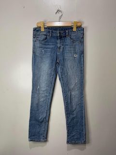 GU by Uniqlo Distressed Straight Pants