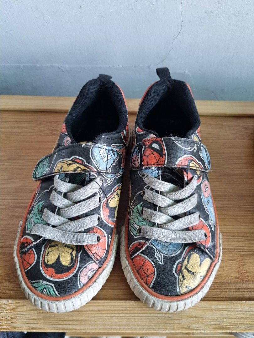 marvel painted shoes