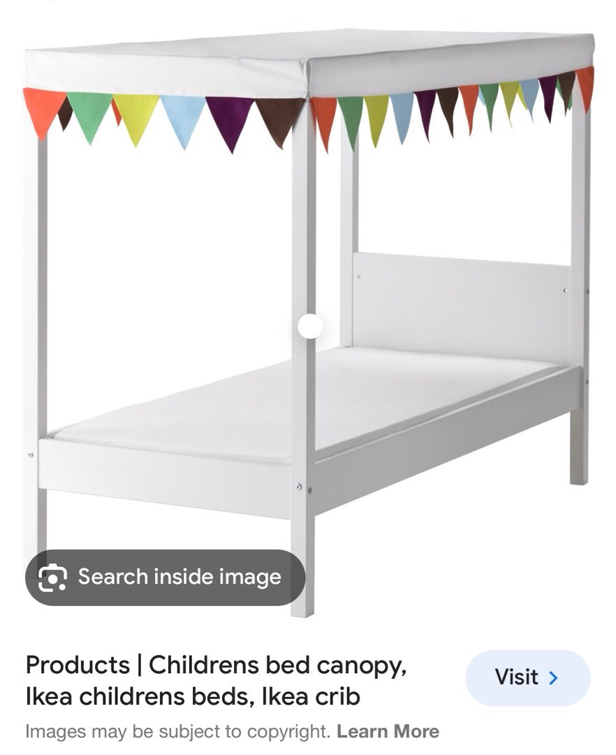 IKEA Ovre Canopy Bed for Children, Furniture & Home Living, Furniture